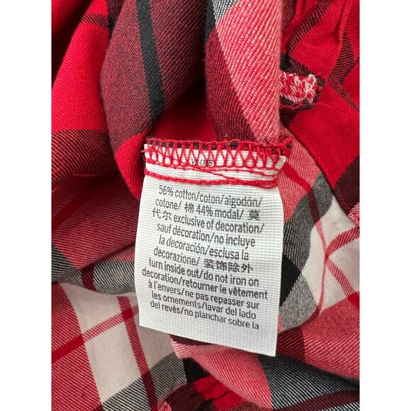 Victoria’s Secret PINK Women’s Red Plaid Dream Pajama Set Size XL - Picture 10 of 13